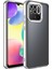 Xiaomi Redmi 10C Kılıf Kamera Lens Korumalı Logo Gösteren Arkası Şeffaf Parlak Kenarlı Kapak (Omega) 1