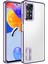 Xiaomi Redmi Note 11 Pro 5g Kılıf Kamera Lens Korumalı Logo Gösteren Arkası Şeffaf Parlak Kenarlı Kapak (Omega) 1