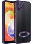 Samsung Galaxy A04 Kılıf Kamera Lens Korumalı Logo Gösteren Arkası Şeffaf Parlak Kenarlı Kapak (Omega) 1