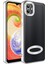 Samsung Galaxy A04 Kılıf Kamera Lens Korumalı Logo Gösteren Arkası Şeffaf Parlak Kenarlı Kapak (Omega) 2