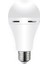 CT-4229 9W/6400K Şarjlı LED Ampul (12ADET) Cata 1