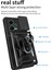 Xiaomi Redmi Note 12 5G Kılıf Kamera Korumalı Sürgülü Vega Yüzüklü Armor Military Tank Zırh Kırmızı 5