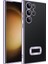 Samsung Galaxy S23 Ultra Kılıf Kamera Lens Korumalı Şeffaf Renkli Logo Gösteren Parlak Omega Kapak Lila 1