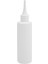 100 Adet - 250ML Plastik Beyaz Boş Şişe, Beyaz Sivri Damlatma Kapaklı 1