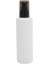 100 Adet - 250ML Plastik Beyaz Boş Şişe, Siyah Losyon Serum Pompalı 1