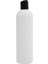 100 Adet - 330ML Plastik Beyaz Boş Şişe, Siyah Disctop Kapaklı 1