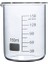 10 Adet - 150ML Taksimatlı Şeffaf Cam Beher 1