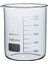 10 Adet - 400ML Taksimatlı Şeffaf Cam Beher 1