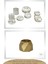 Şamdan Dekoratif Mumluk Gümüş Şamdan Set 3 Lü (Üçlü) Tealight Uyumlu Poly 1 Model 5