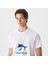 Nautıca Erkek Beyaz Desenli Standart Fıt Kısa Kollu T-Shirt V35504T.1BW 4