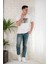 Regular Fit Pamuklu Baskı Detaylı Erkekyazlık T-Shirt 1