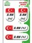 Kan Grubu I A Rh(+) Beyaz Dörtlü Damla Etiket 1