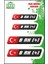 Kan Grubu Iı B Rh(+) Siyah Dörtlü Damla Etiket 1