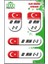 Kan Grubu I 0 Rh(-) Beyaz Dörtlü Damla Etiket 1