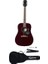 Starling Akustik Gitar Başlangıç Paketi (Wine Red) 1