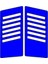 Cg Mavi Yan Kapak Sticker 1