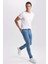 Carlo Skinny Fit Ekstra Dar Kalıp Normal Bel Ekstra Dar Paça Jean Pantolon A2876AX23SM 3