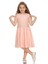 Kids 894 Kız Çocuk Güpürlü Elbise - Pembe - ST00661-PEMBE-8 Yaş 1