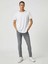 T 216-1680 Erkek Denim Tom Slim Licralı Kot Pantolon - Gri - ST00221-GRI-32 2