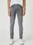 T 216-1680 Erkek Denim Tom Slim Licralı Kot Pantolon - Gri - ST00221-GRI-32 3