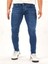 T 175-832 Erkek Denim Tom Slim Likralı Kot Pantolon - Mavi - ST00217-MAVI-33 1