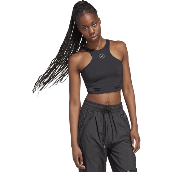 adidas By Stella Mccartney Truepace Kadın Koşu Kısa Atlet HR2188 Siyah