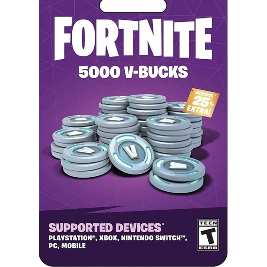 Epic Games Fortnite - 5000 V-Bucks Gift Card