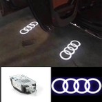 Gjob Audi A5 2019 Kapı Altı LED Logo Tek Kapı 1 Adet