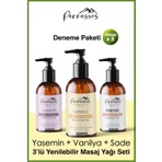 Parnassos Yasemin Özlü + Vanilyalı + White ve Afrodizyak Etkili Aromaterapi Masaj Yağı Seti 150 ml