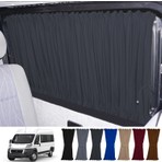 Oto Pandami Fiat Ducato Boxer Jumper Uzun Şase 2006+ Uyumlu Füme Raylı Oto Perde Takımı
