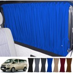Oto Pandami Ford Custom Uzun Şase 2012+ Uyumlu Mavi Raylı Oto Perde Takımı