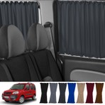 Oto Pandami Fiat Doblo I 2000-2010 Uyumlu Füme Raylı Oto Perde Takımı