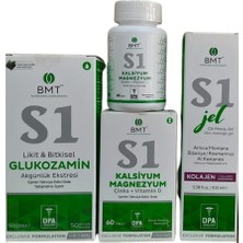 Biomet S1 Glukozamin Likit - Jel - Kalsiyum Magnezyum 3'lü Set