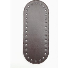 Angel Çanta Aksesuar Suni Deri Kahverengi 20X8 cm Oval Çanta Tabanı