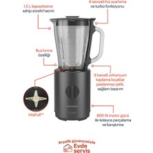 Grundig Tb 7285 Cdx Delisia Novus Sürahi Blender Dark Inox