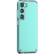 Gpack Samsung Galaxy S23 Kılıf Coss Şeffaf 5mm Sert Silikon Kapak Renksiz