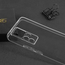 Case Street Xiaomi 12T Kılıf Süper Silikon Lüx Kamera Korumalı Şeffaf+Nano Glass