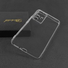 Case Street Xiaomi 12T Kılıf Süper Silikon Lüx Kamera Korumalı Şeffaf+Nano Glass