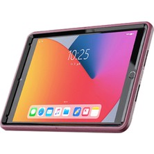 Newface Ipad Pro 10.5 Kılıf Hand Strap Tablet Kılıfı - Mürdüm