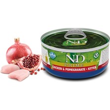 Nd Prime Kitten Tavuk Etli ve Narlı Yavru Kedi Konservesi 70 gr x (6 Adet)