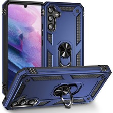 Samsung Galaxy A34 Kılıf Military Armor Ring Case Yüzüklü Standlı Tam Koruma Zırh Tank Kapak Vega