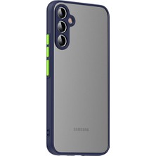 Fibaks Samsung Galaxy A54 Kılıf Mat Parmak Izi Yapmaz Kamera Korumalı Renkli Tuşlu Sert Silikon Hux Kapak