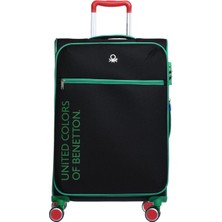 Benetton 14BNT2100-02-S Trolley 60 Cm Siyah Orta Boy Valiz