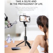 Deanb LED Işıklı Tripod Kablosuz Selfie Çubuğu, Tripod Standı