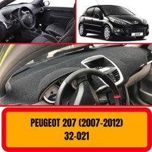 A3D Torpido Koruma Peugeot 207 2007-2012 Ön Göğüs / Panel /  Torpido Koruması - Kılıfı - Halısı