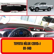 A3D Torpido Koruma Toyota Hilux 2015+ Ön Göğüs / Panel /  Torpido Koruması - Kılıfı - Halısı