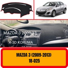 A3D Torpido Koruma Mazda 3 2009-2013 Ön Göğüs / Panel /  Torpido Koruması - Kılıfı - Halısı