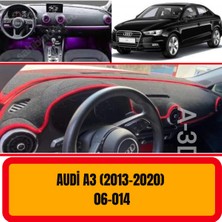 A3D Torpido Koruma Audi A3 2013 - 2020 Ön Göğüs / Panel /  Torpido Koruması - Kılıfı - Halısı