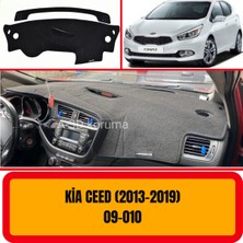 A3D Torpido Koruma Kia Ceed 2013+ Ön Göğüs / Panel /  Torpido Koruması - Kılıfı - Halısı