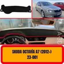 A3D Torpido Koruma Skoda Octavia A7 2012+ Ön Göğüs / Panel /  Torpido Koruması - Kılıfı - Halısı